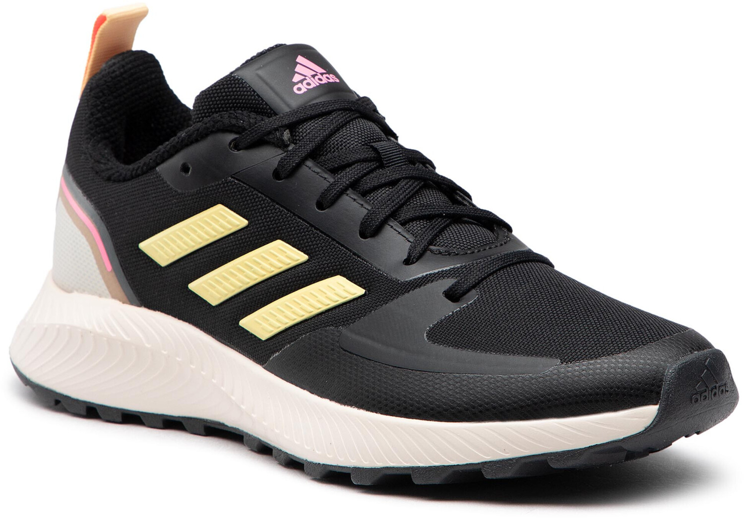 Adidas shoes cheap black pink yellow