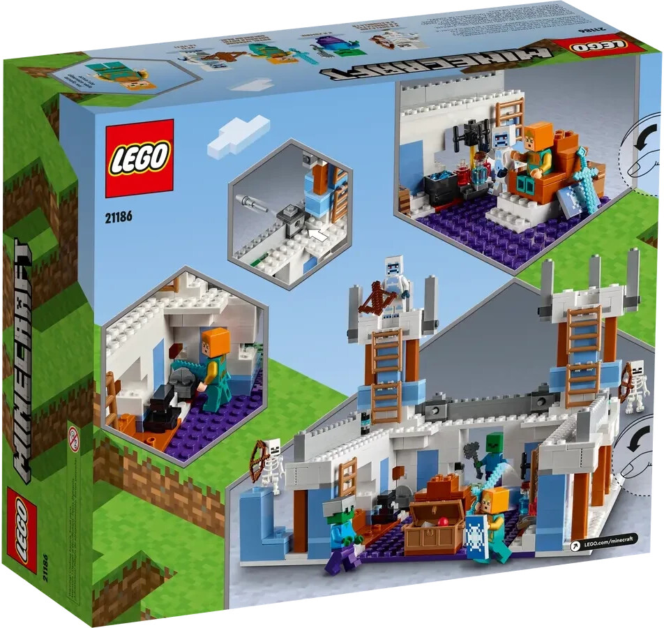 Soldes LEGO Minecraft - Le château de glace (21186) 2024 au meilleur prix  sur