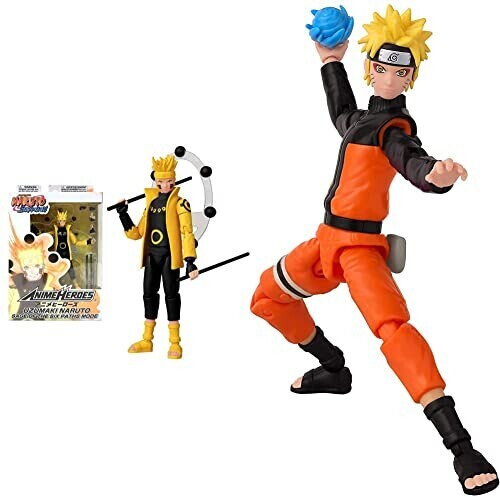 Acheter Naruto Figurine Animé Heroes Uchiha Sasuke Bandai 36902