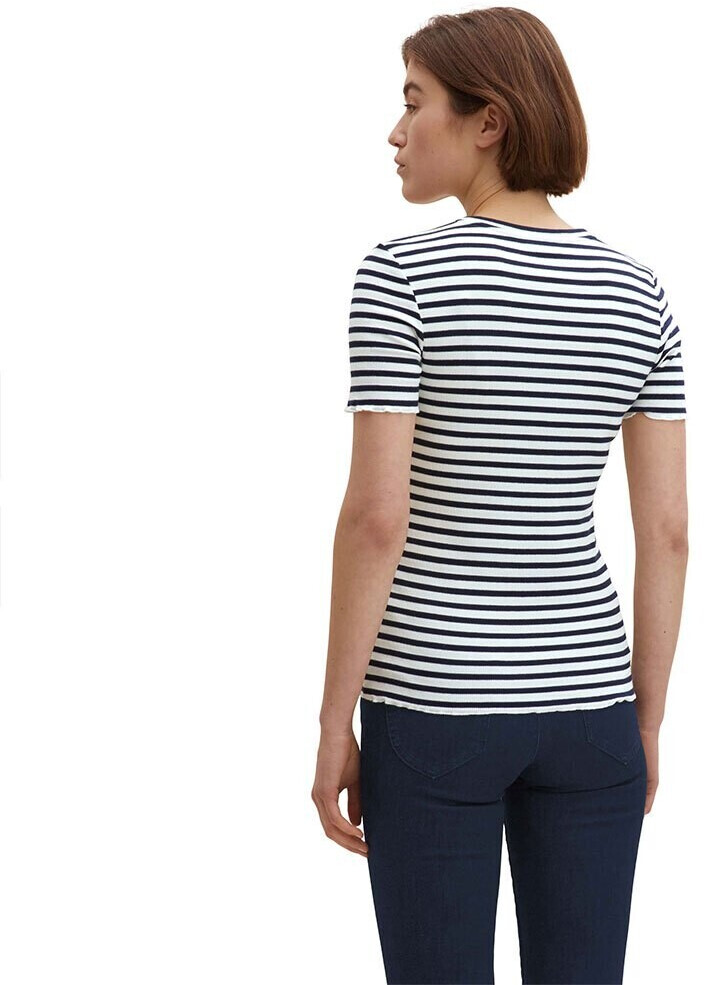 Tom Tailor Denim T-Shirt | Preisvergleich € 10,00 white stripe bei ab navy (1030941)