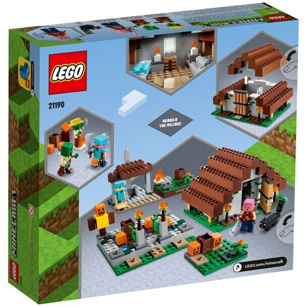 Soldes LEGO Minecraft - Le village abandonné (21190) 2024 au meilleur prix  sur