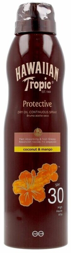 Photos - Sun Skin Care Hawaiian Tropic Hawaiian Tropic Coconut & Mango Protective Spray Oil SPF 3