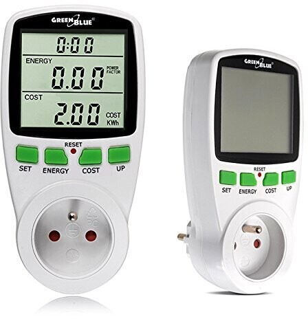Wattmètre prise,Wattmètre Prise d'énergie,consommation d'énergie mètre  Contrôleur de Consommation Electrique LCD d'affichage [82]