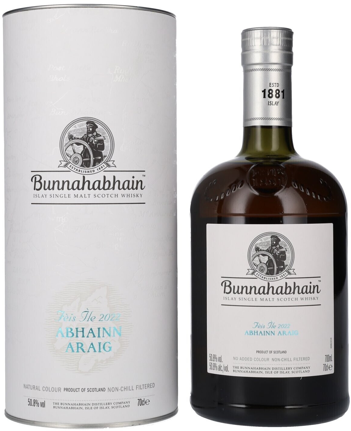 Bunnahabhain Fèis Ìle 2022 ABHAINN ARAIG Single Malt Scotch Whisky 0,7l 50,8%