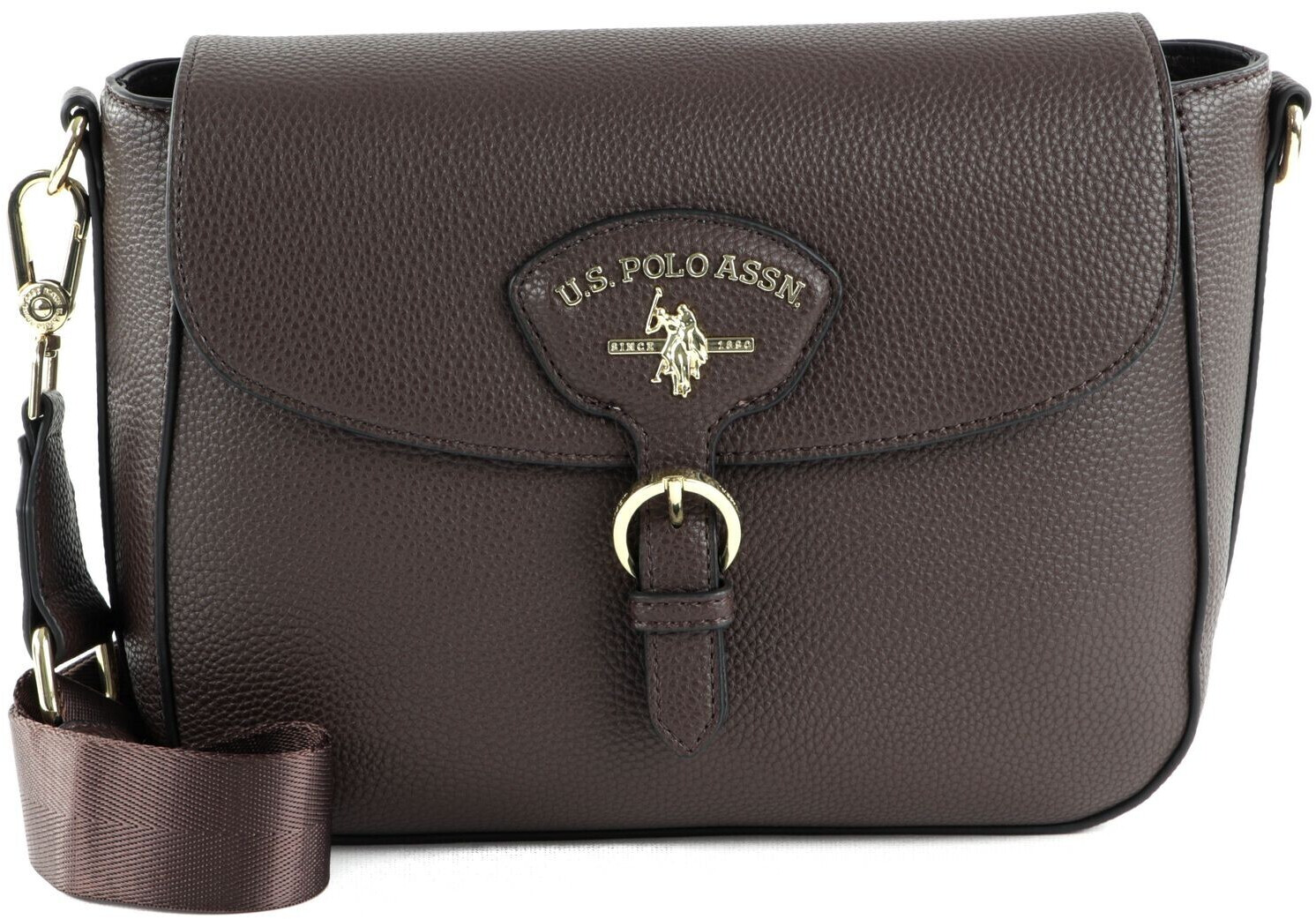 U.S. Polo Assn. Stanford Crossbody Bag (BIUSS5305WVP) dark brown
