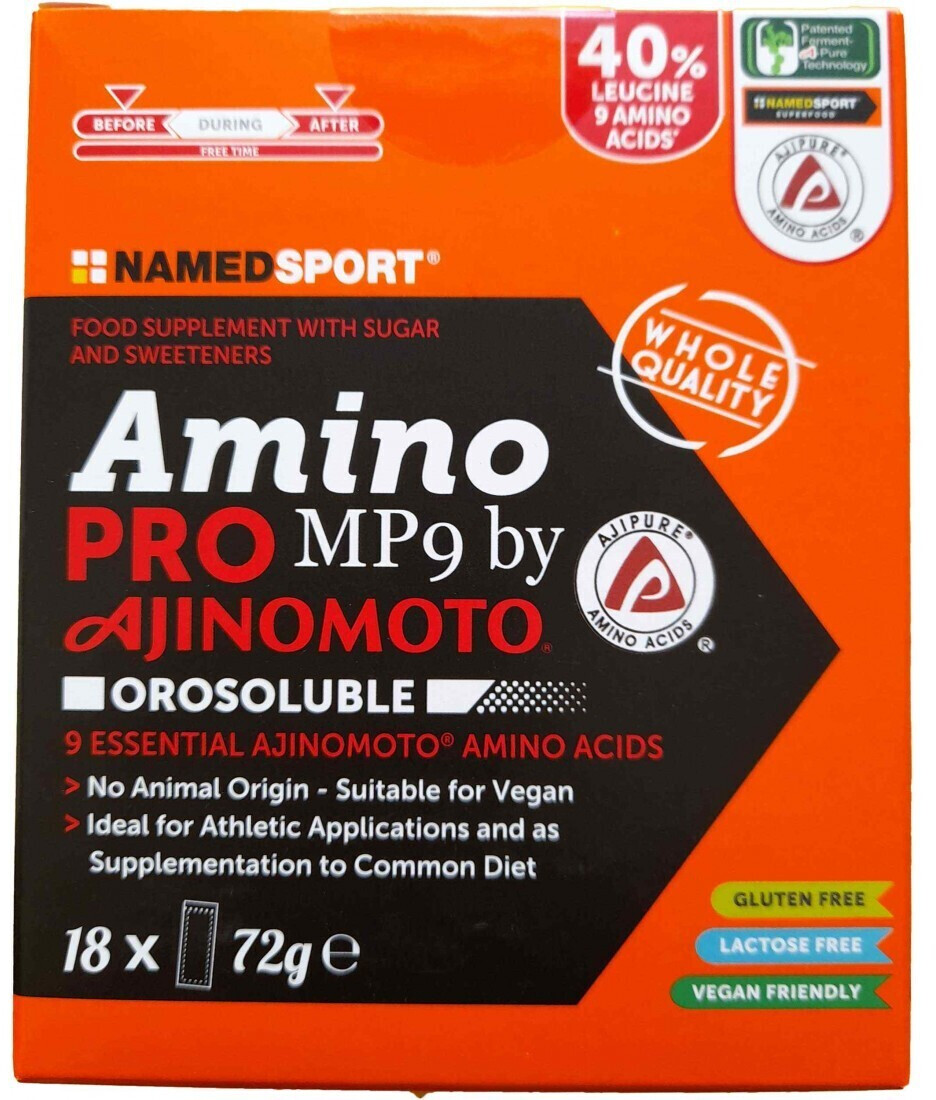 Named AminoPro Mp9 18 sticks
