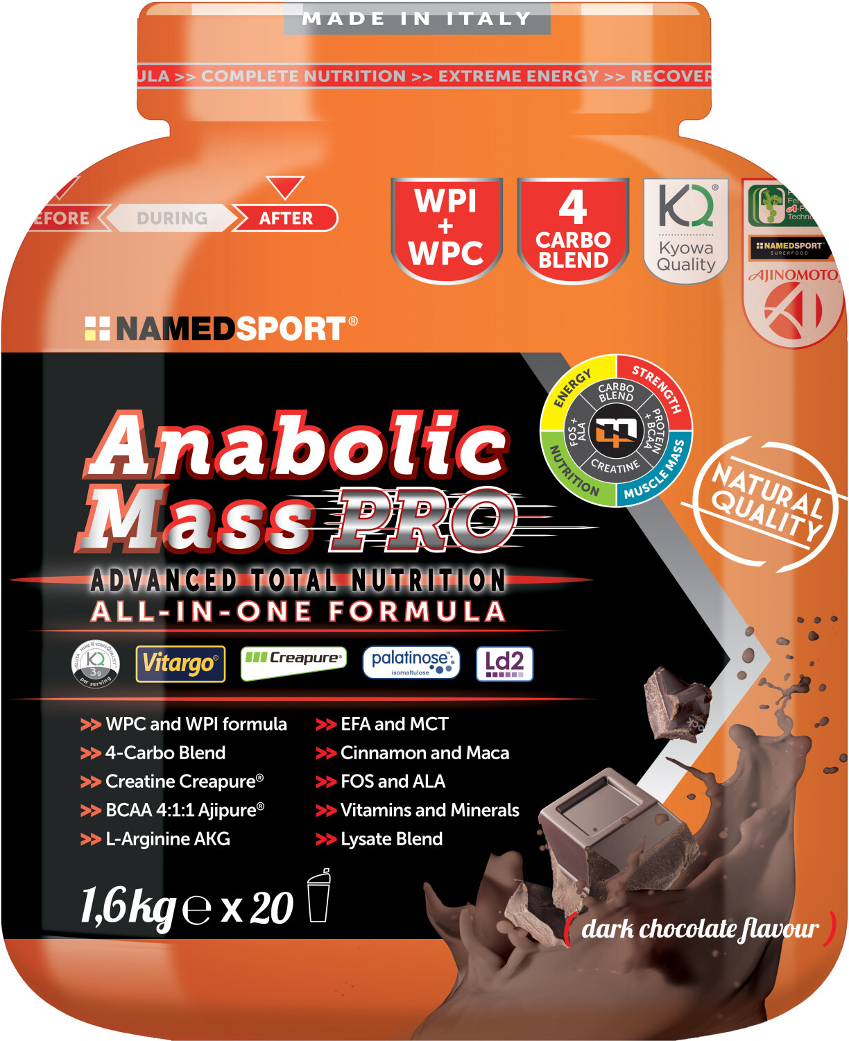 Namedsport Anabolic Mass Pro 1,6kg