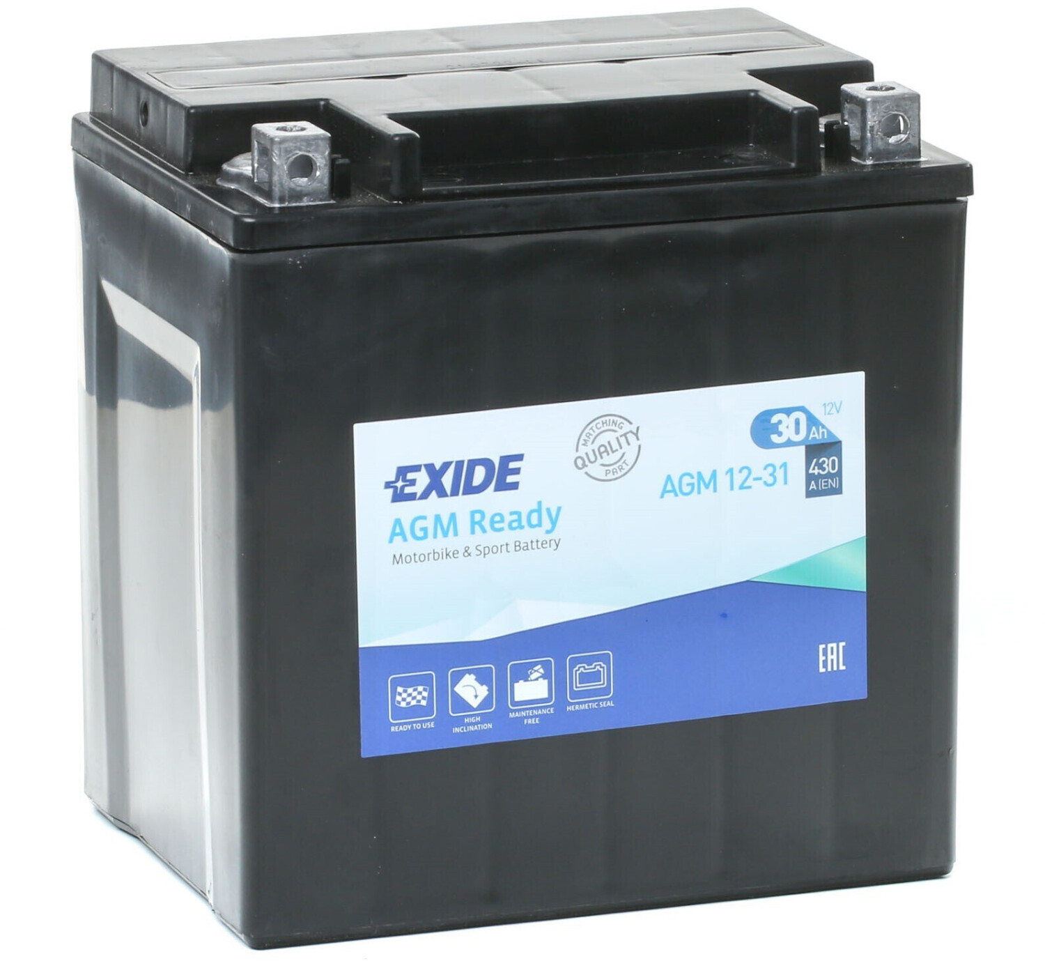 Exide AGM Starterbatterie 12V 30Ah ab 133,80 €