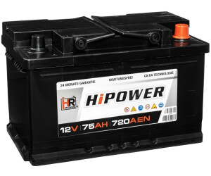 HR Power Autobatterie 12V 75Ah ab 78,90 €