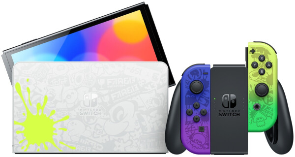 Nintendo Switch (OLED-Modell) weiß Splatoon 3 Edition, Bild 3