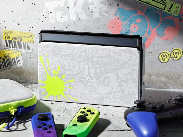 Nintendo Switch (OLED-Modell) weiß Splatoon 3 Edition, Bild 6