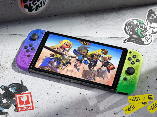 Nintendo Switch (OLED-Modell) weiß Splatoon 3 Edition, Bild 7