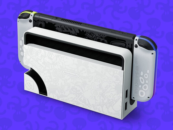 Nintendo Switch (OLED-Modell) weiß Splatoon 3 Edition, Bild 8