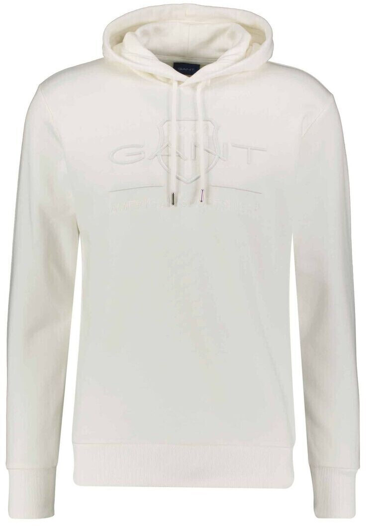 GANT Tonal Archive Shield Hoodie eggshell