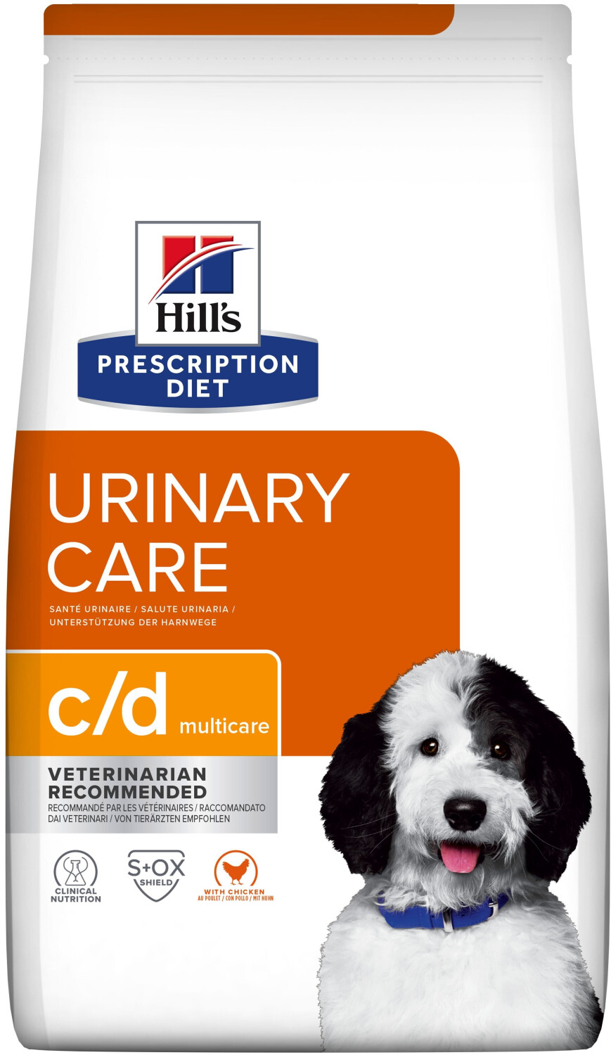 Hill's Prescription Diet Canine Urinary Care c/d Multicare poulet (4 kg)