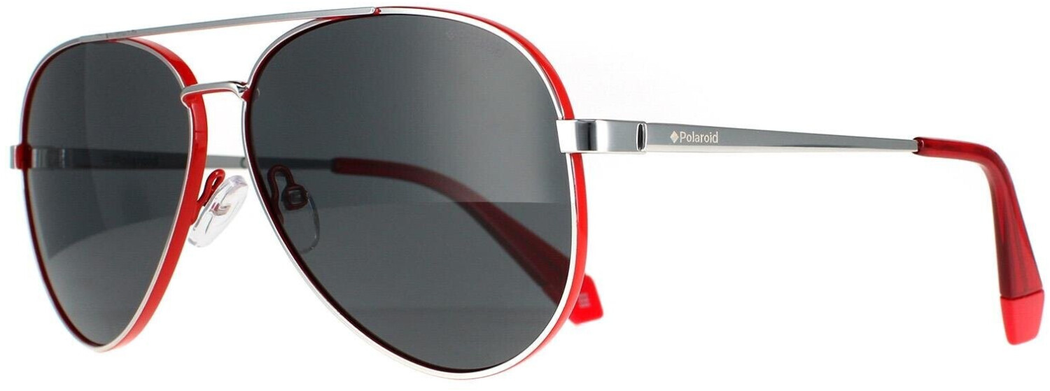 Polaroid PLD 6069/S/X J2B/M9 Silver Red Grey Polarized