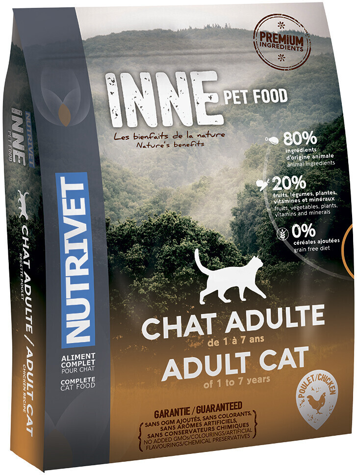 Nutrivet Inne Chat adulte poulet (1,5 kg)