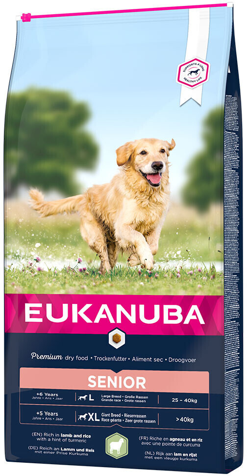 Eukanuba Senior grande race & race géante agneau/riz (12 kg)