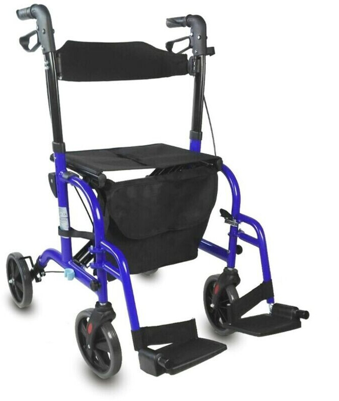 Mobiclinic Picasso 2 in 1 Rollator blue