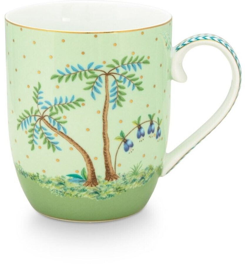 PiP Studio Jolie Small Cup Dots Gold 145 ml green