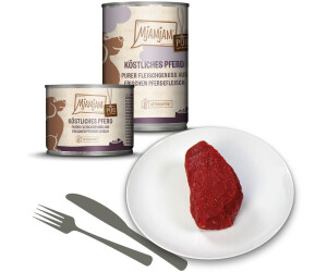 MjAMjAM Hundefutter – Pferd Mit Kartoffeln, 6 X 200 G, Getreidefrei, Hoher Fleischanteil