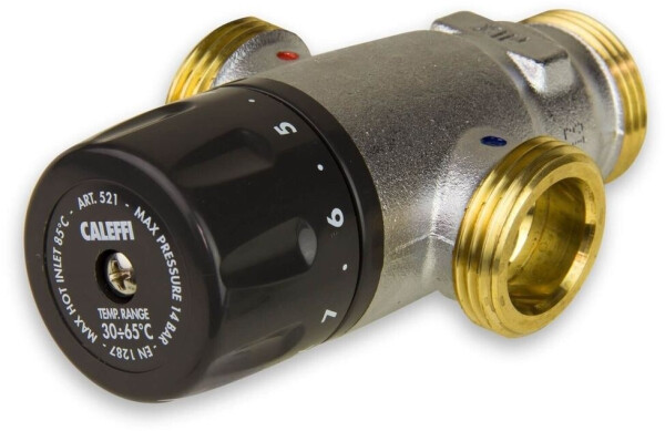 Caleffi Brauchwassermischer thermostatisch 3/4'' 30 bis 65C° (521500), Bild 7
