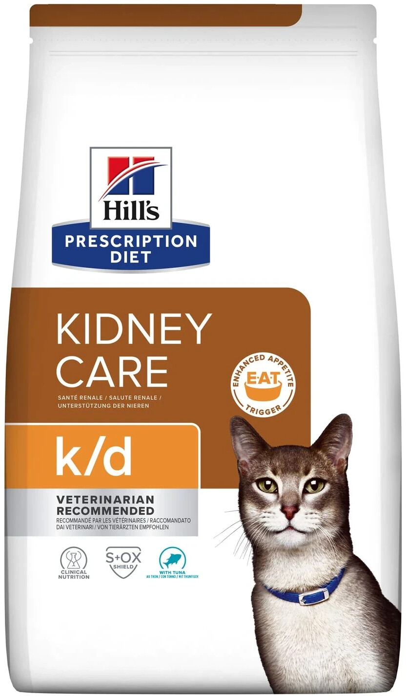 Hill's Prescription Diet Feline Kidney Care k/d with Tuna dry food 3kg