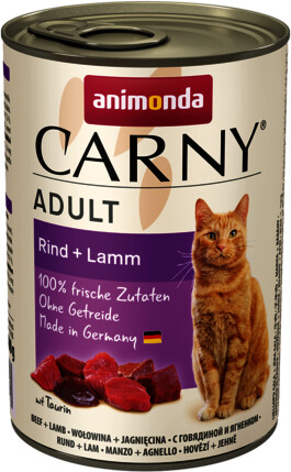 Animonda Carny Adult cat Beef and Lamb wet food 400g