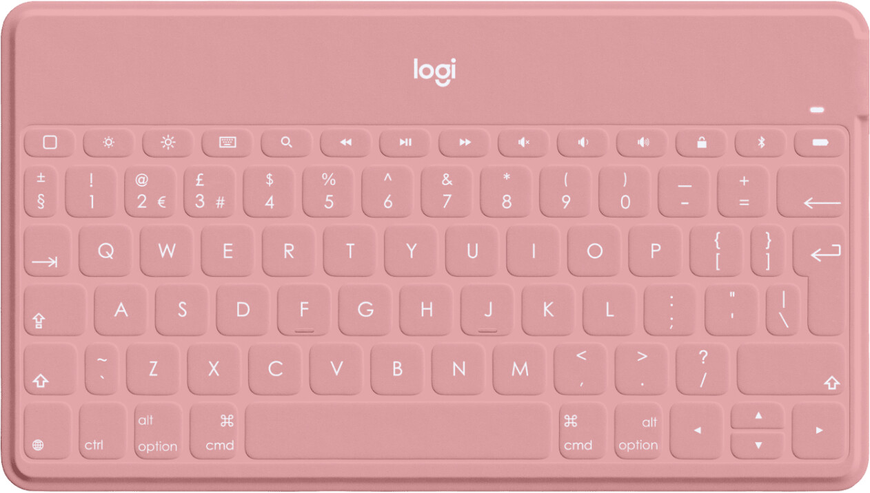 Logitech Keys-To-Go iOS (rose/blanc)(UK/NL)