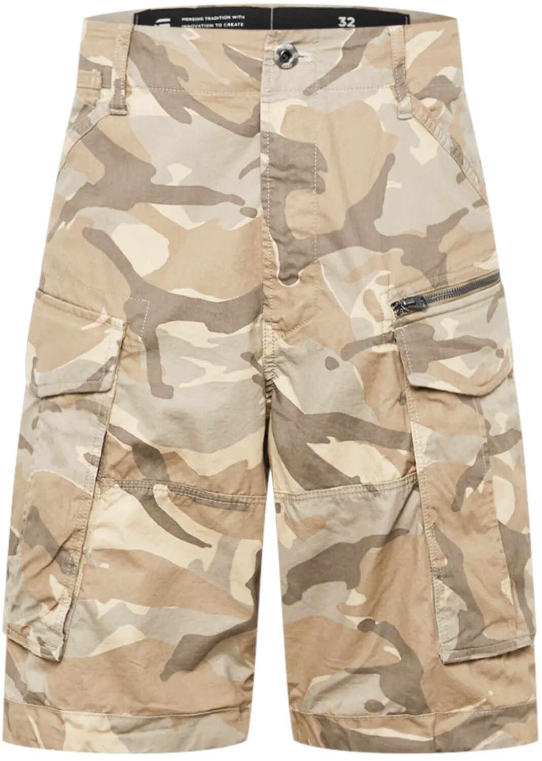G-Star Rovic Zip Loose 1/2-Length Shorts (D08566-5126-D212) woodland camo