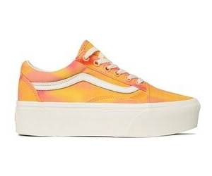 Vans old online skool platform orange
