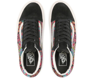 Vans old skool multi floral black white st online