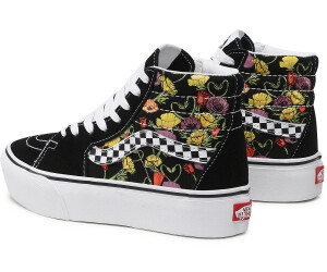 vans poppy checkerboard