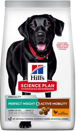 Hill's Science Plan Canine Adult Perfect Weight & Active Mobility Large with Chicken Dry 12kg