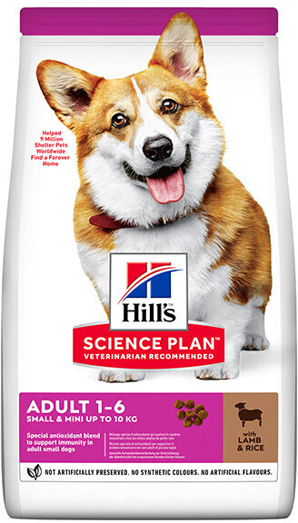 Hill's Science Plan Canine Adult Small & Mini Lamb & Rice Dry