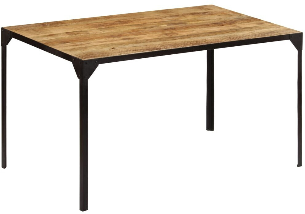 vidaXL Table en bois de manguier 140 x 80 x 76 cm