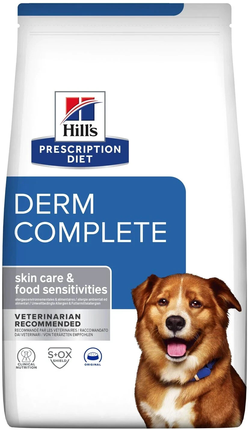 Hill's Prescription Diet Canine Derm Complete Skin Care & Food Sensitivities 4kg
