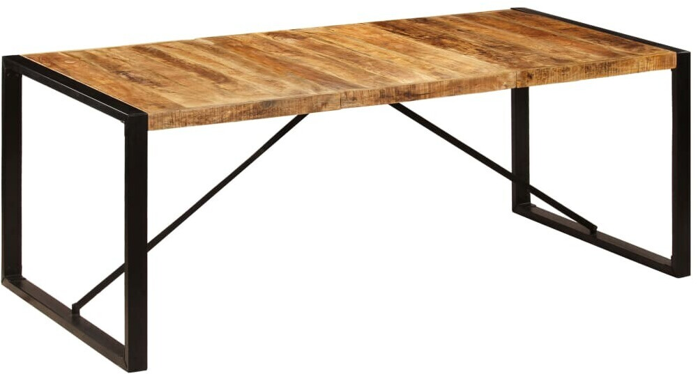 vidaXL Table en bois de manguier 200 x 100 x 75 cm