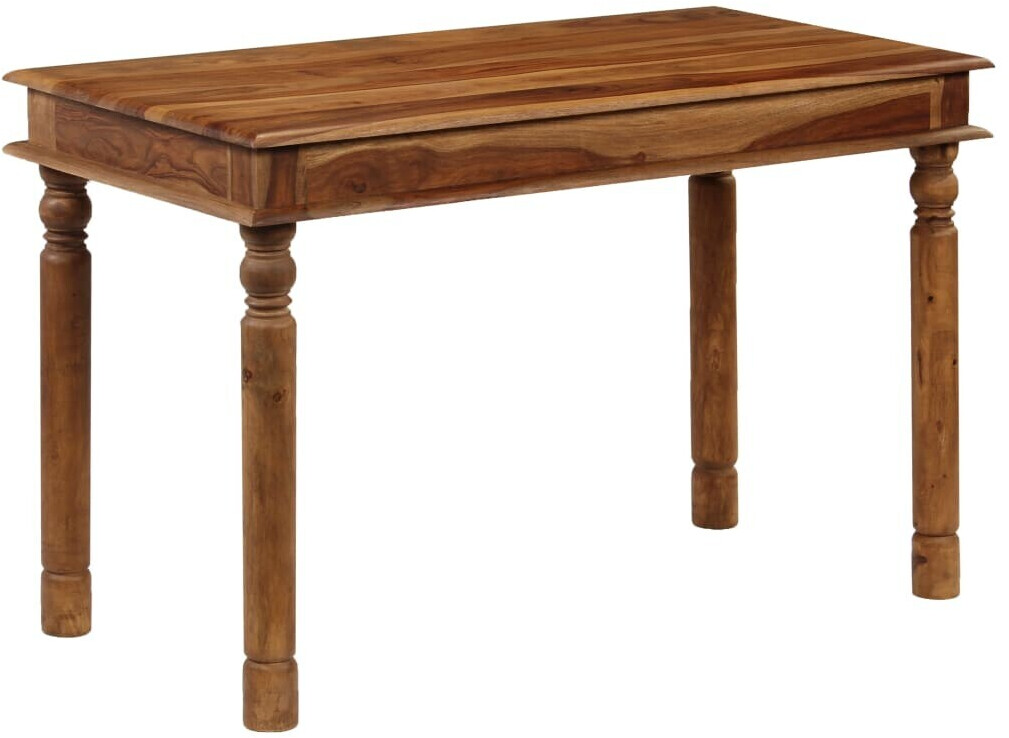 vidaXL Table en bois de sesham 120 x 60 x 77 cm