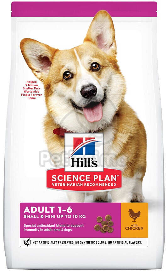 Hill's Science Plan Canine Adult Small & Mini Chicken Dry 1,5kg