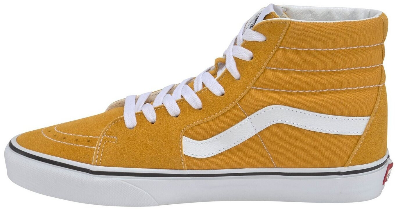 Mustard yellow vans high tops discount