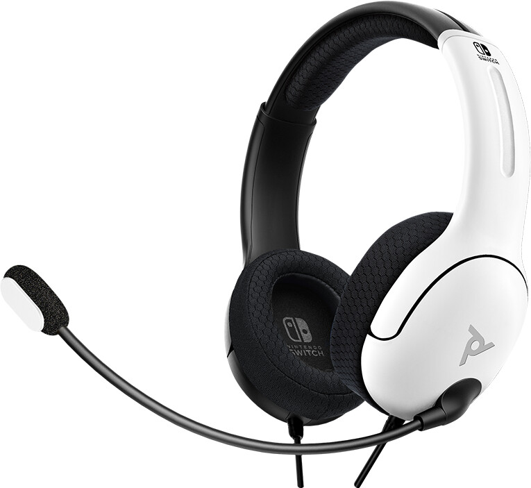 PDP Nintendo Switch LVL40 Wired Stereo Gaming Headset Black/White