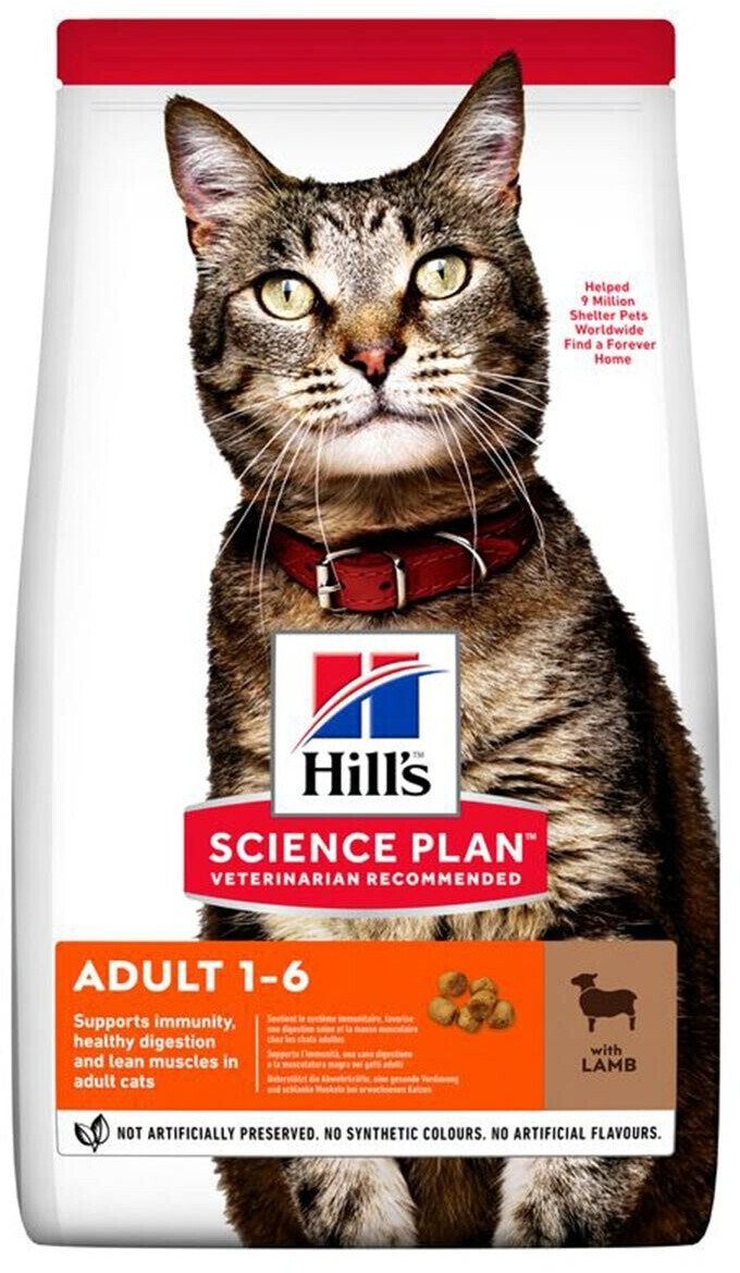 Hill's Science Plan Feline Adult with lamb dry food 10kg