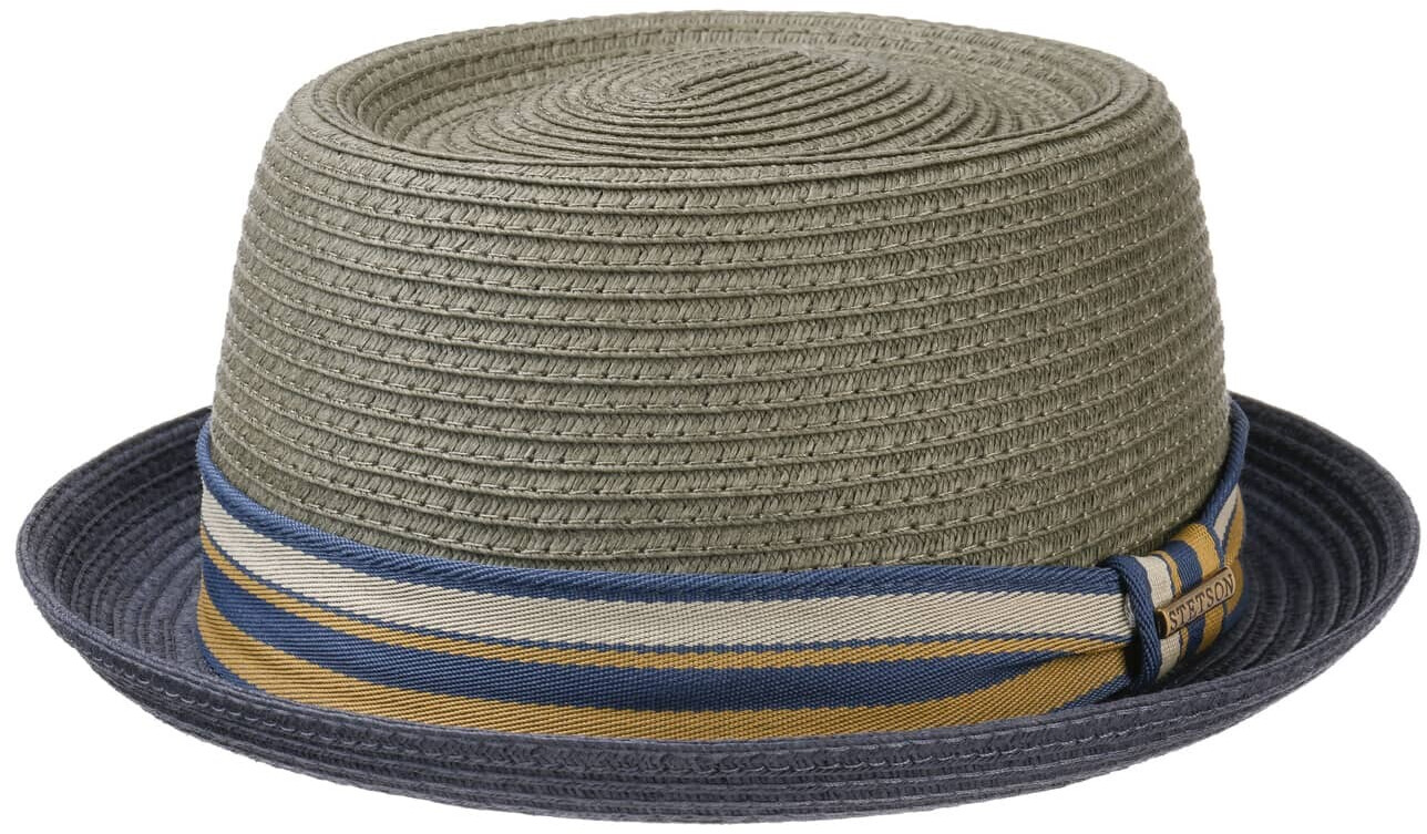 Stetson Licano Toyo Pork Pie Hat (1698509) grey