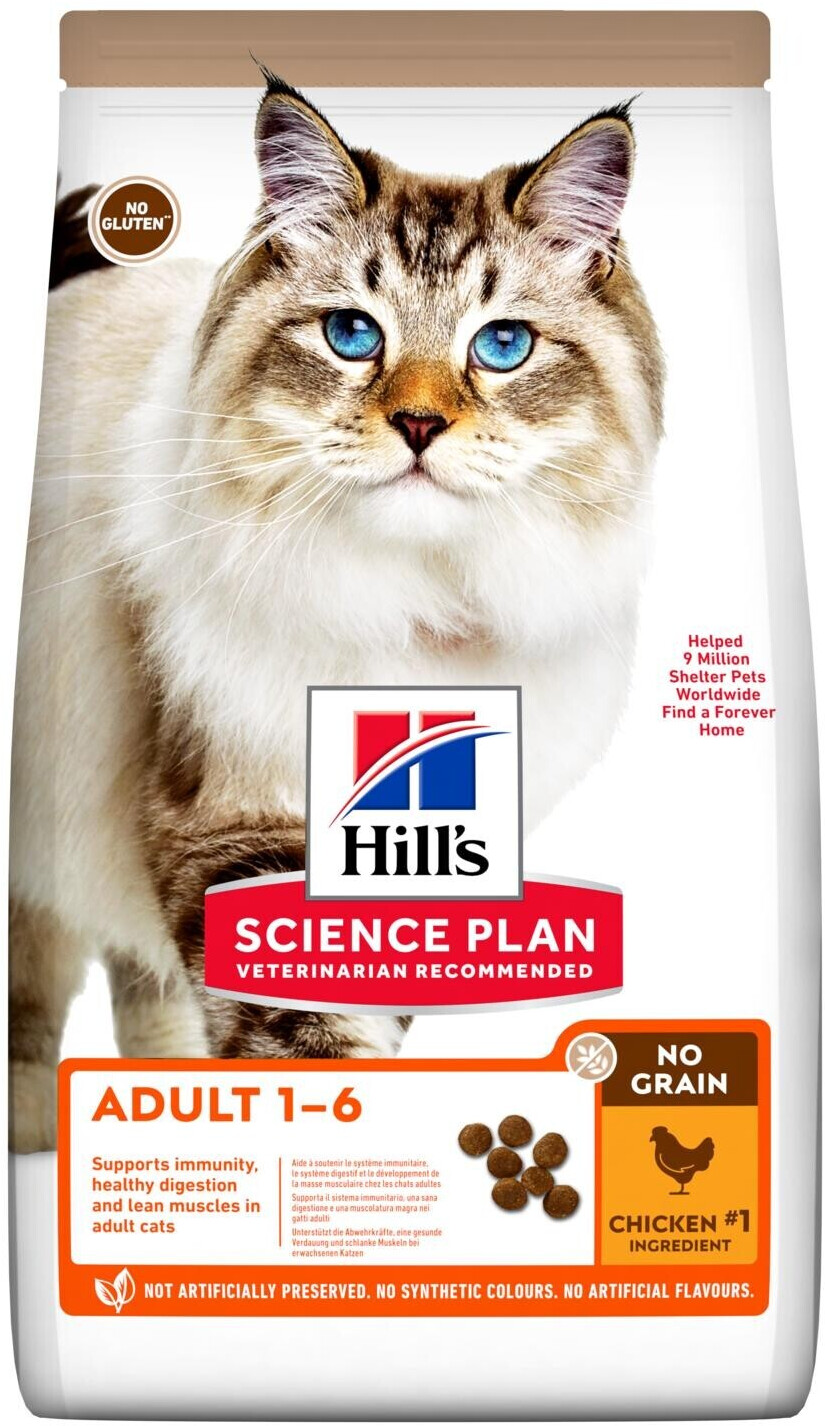 Hill's Science Plan Adult No Grain with chicken dry food 1,5kg