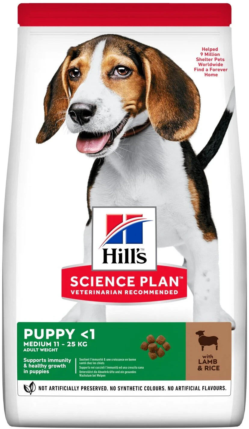 Hill's Science Plan Canine Puppy Medium lamb & rice Dry 12kg
