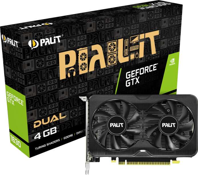 Buy Palit GeForce GTX 1630 Dual 4GB GDDR6 from 152.61 Today