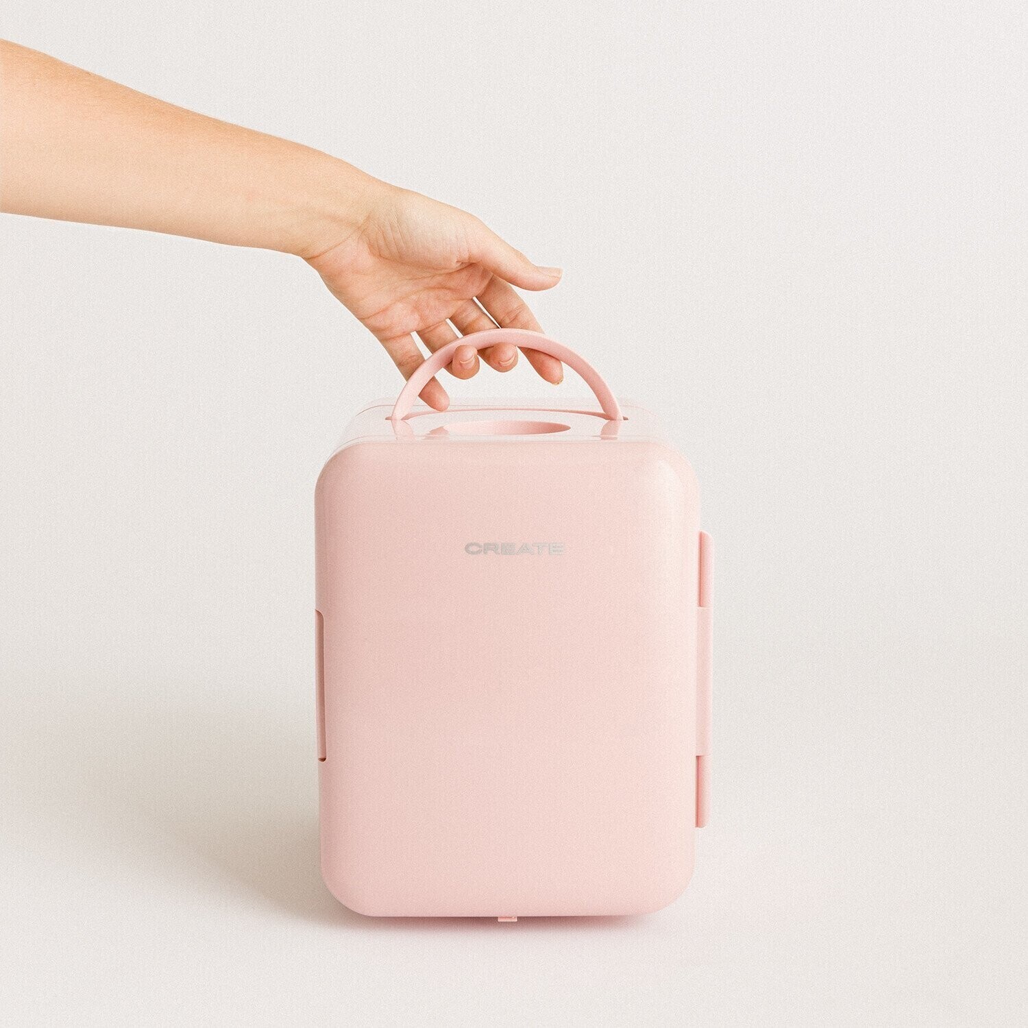 CREATE Mini réfrigérateur pour cosmétiques rose