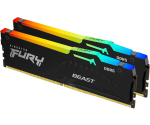 Kingston FURY Beast RGB 16GB Kit DDR5-5600 CL40 (KF556C40BBAK2-16)