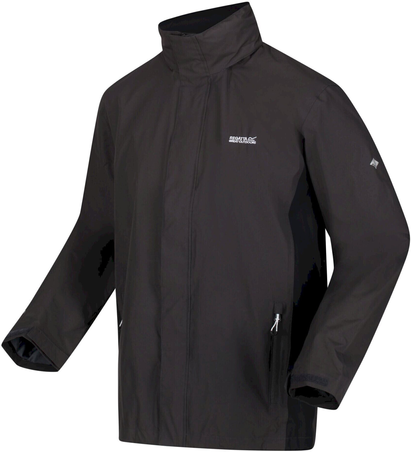 Regatta Men's Matt Waterproof Jacket (RMW201_61G) ash black